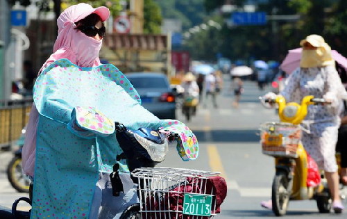 Heat wave grips Fujian