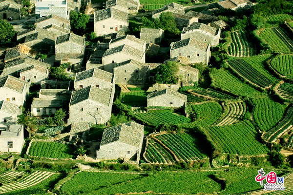 Colorful castles of stone in Pingtan