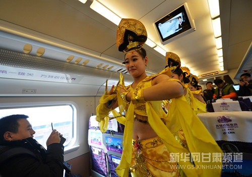 Gansu opens its first high-speed railway line