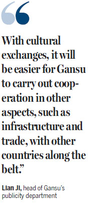 Gansu set to star in 'belt and road' plan