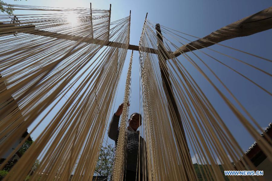 Handmade noodles become local intangible cultural heritage