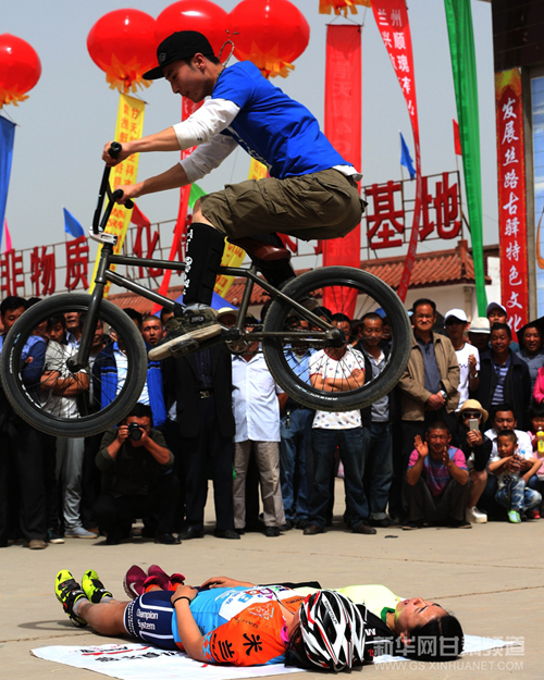 Gansu rose gardens welcomes tourists