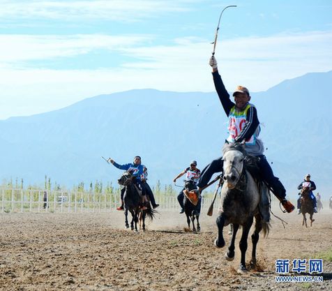 The warrior spirit enlivens the plains in Gansu