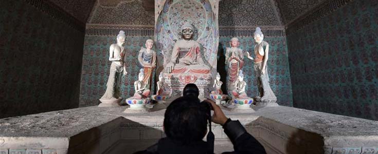 Mogao Caves open to photographers for the first time