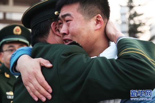 Gansu veterans retire from military