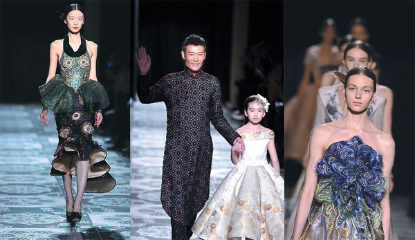 Chinese designer presents gowns in the theme of Dunhuang