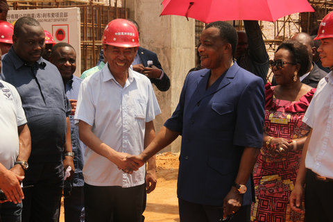 President of Congo (Brazzaville) visits Liouesso Hydropower Station