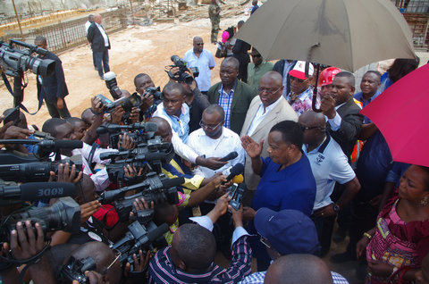 President of Congo (Brazzaville) visits Liouesso Hydropower Station