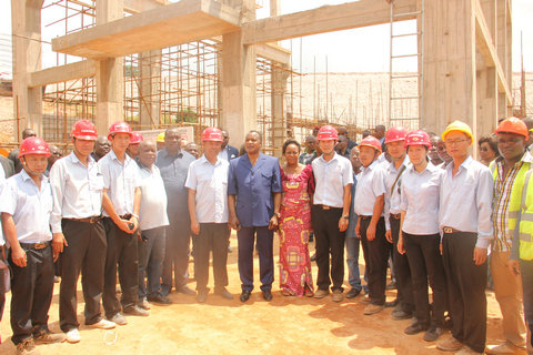 President of Congo (Brazzaville) visits Liouesso Hydropower Station