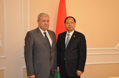 Chen Xiaohua meets with Deputy Prime Minister of Belarus