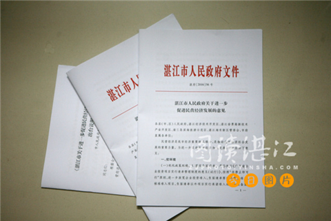 Zhanjiang sets out firm ambition to boost private economy