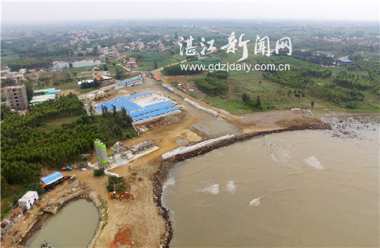 Construction on Xuwen Port in full swing