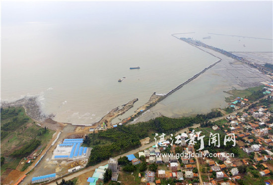 Construction on Xuwen Port in full swing