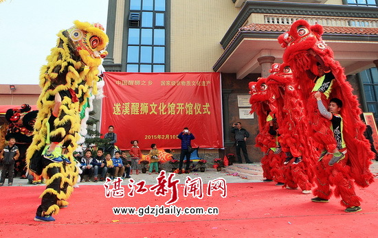 Zhanjiang's lion dance highlighted at folk art festival