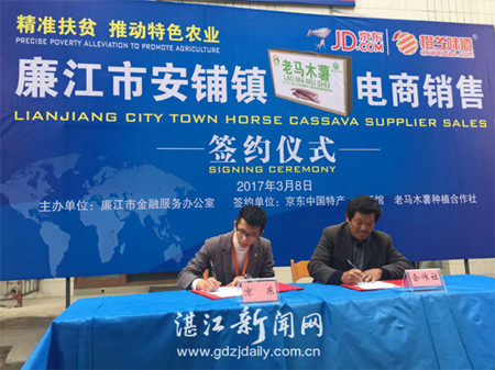 Lianjiang launches online cassavas sales model
