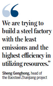 High-end steel manufacturer goes green after being in red