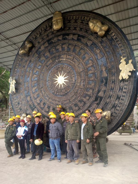 Guangxi's bronze drum eyes Guinness records