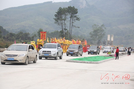 New road brings Huanjiang closer to downtown Hechi