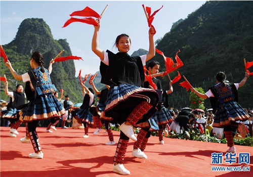 Traditional ethnic festival travels across Guangxi