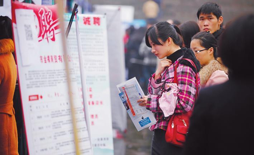 Liuzhou holds 2015 spring job fair