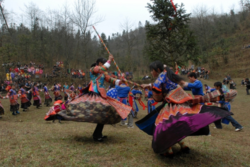 Lusheng dance of the Miao ethnic group