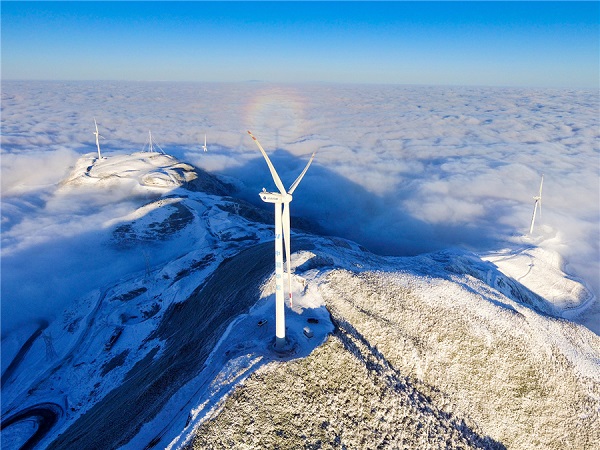 'Frozen' world comes to life in Guizhou scenic spot