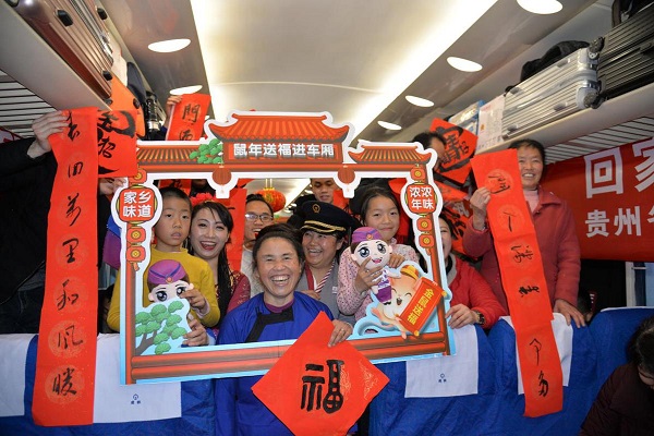 Festive train takes migrant workers home for New Year