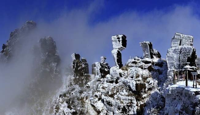 Winter travel in snow-covered Guizhou