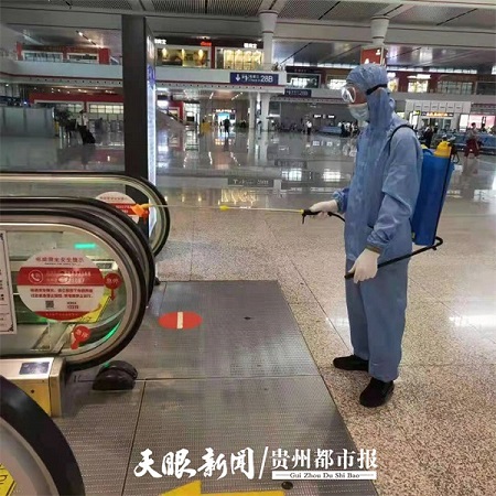 Guiyang railway stations boost pandemic prevention measures