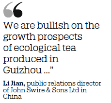 Swire sets up refined tea making facility in Guizhou