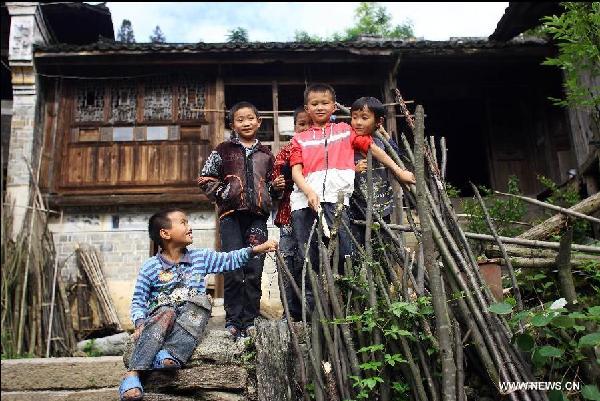 Glimpse of ancient village in Guizhou province