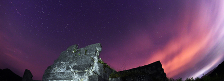 Starry sky of Hailong town, Zunyi city, Guizhou province