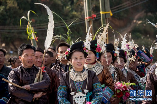 Music flows in Lusheng to signal the New Year