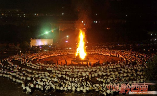 Campfire sparks New Year holiday excitement