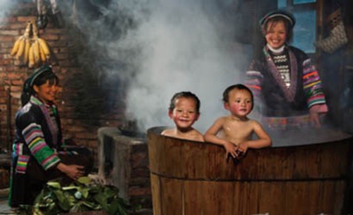 Medicated baths for Yao ethnic group