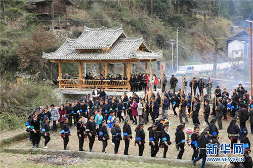Miao Bridge Worship Festival held in Guizhou