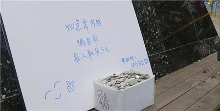 Coin box tests kindness in Guiyang