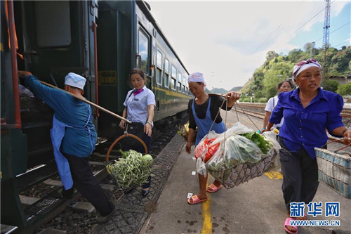 Slow train brings hope to impoverished residents