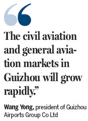 Aviation to drive Guizhou growth