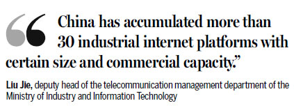 Industrial internet development efforts powering ahead