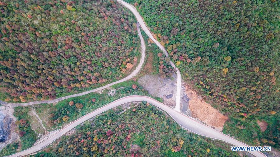 Scenery of Gesuo valley in SW China's Guizhou