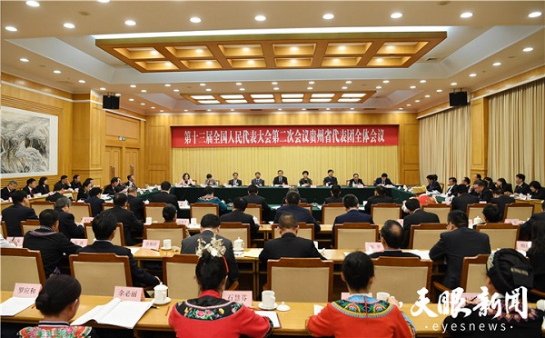 Guizhou NPC delegation holds plenary meeting