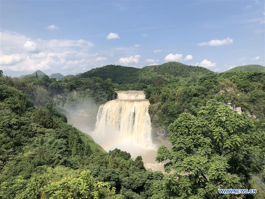 Huangguoshu Waterfall enters high flow season