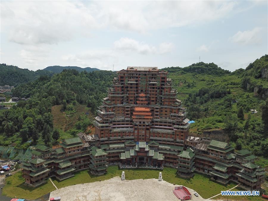 In pics: traditional Shui-style wooden building