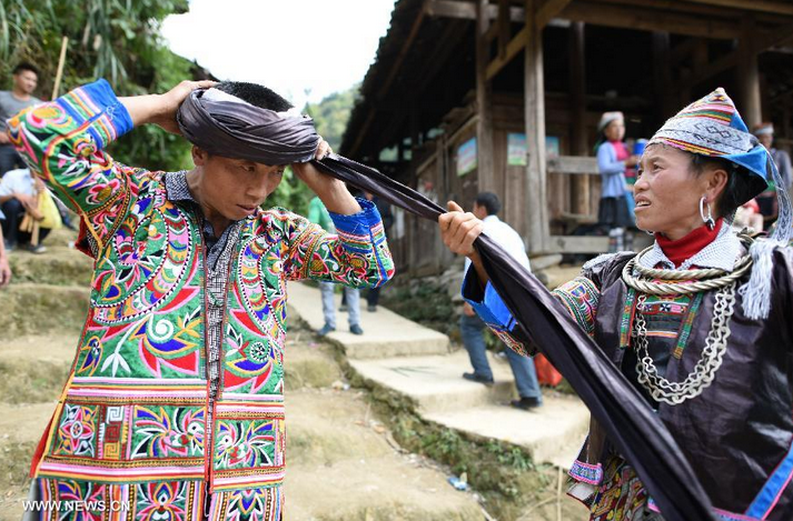 Miao ethnic group's new year celebrated in Guizhou
