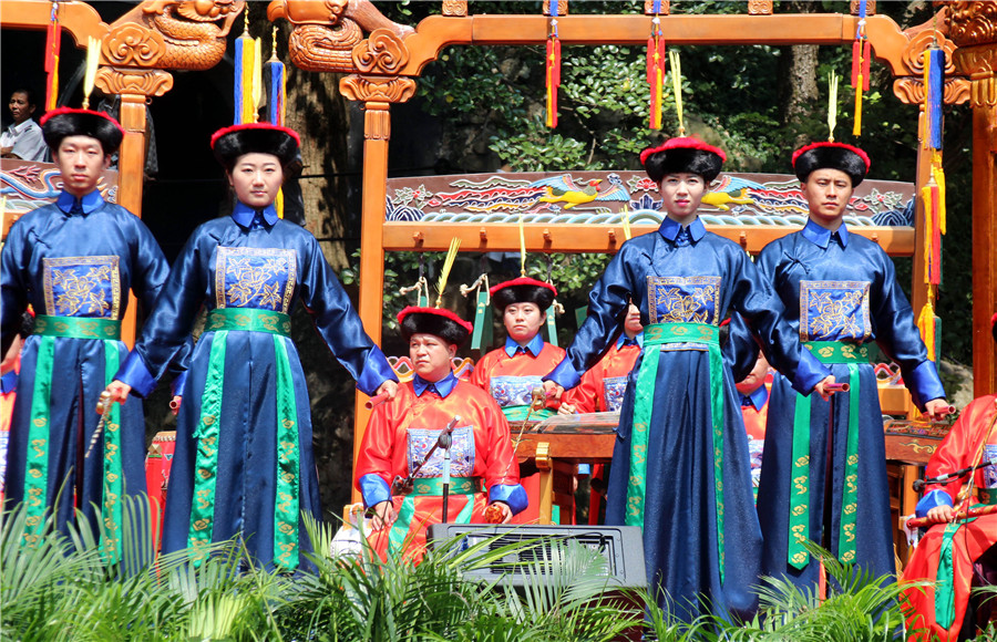 Chinese court music performance held in E China's Jiangsu