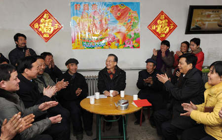 Premier visits village, community to seek opinions
