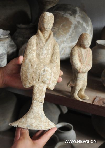 Antiques of Warring States unearthed in Hebei