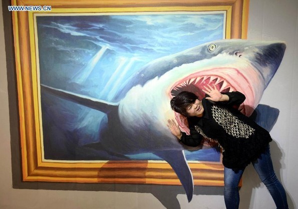 3D art exhibtion held in Hebei