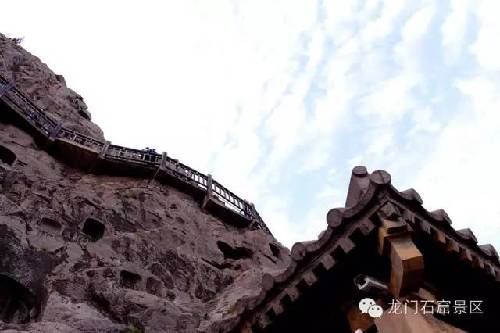 Longmen Grottoes and autumn